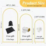 5 Styles Chira Backdrop Stand Large Size Gold Metal Balloon Arch Set Photography Background Wedding Party Decor Flower Support