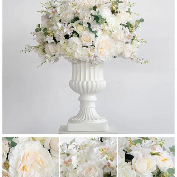 30/40/55cm artificial table decoration flower ball silk Roman flower pot wedding decoration guide road photography flower row