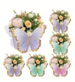 12, butterfly centerpiece tea party favors butterfly table decor for birthday and wedding themed party supplies