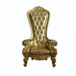 high back cheaper gold throne chairs royal luxury wedding chair for groom and brid