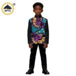 Royal Heritage Boys African Print Formal Set – Premium Dashiki Zipper Jacket & Pant Set 3 IMG 1164