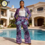 African Print Blazer & Pants Set (2-Piece Ankara Outfit) (Copy)