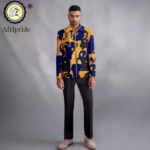 Men’s Embroidered Dashiki Suit (2-Piece Set) (Copy)